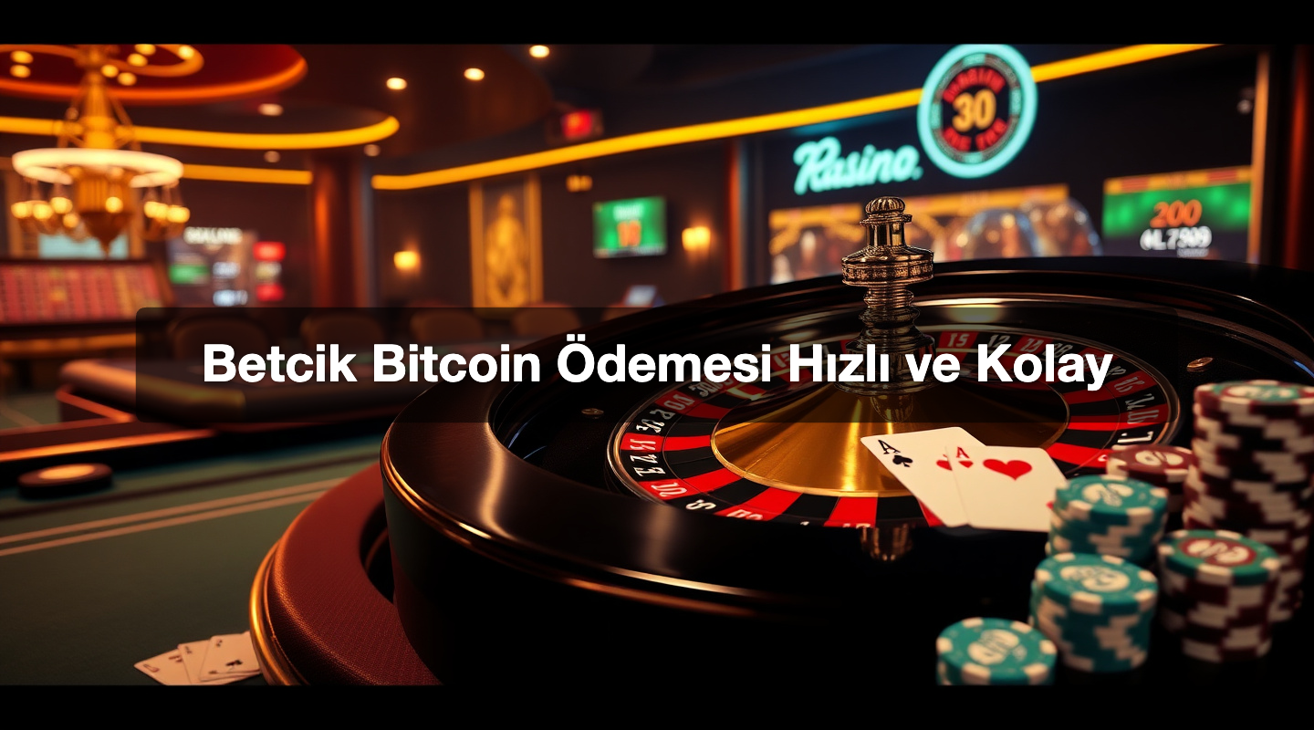Betcik Bitcoin Ödemesi Hızlı ve Kolay